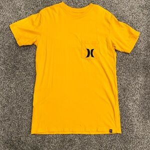 Gold Hurley Pocket T-Shirt